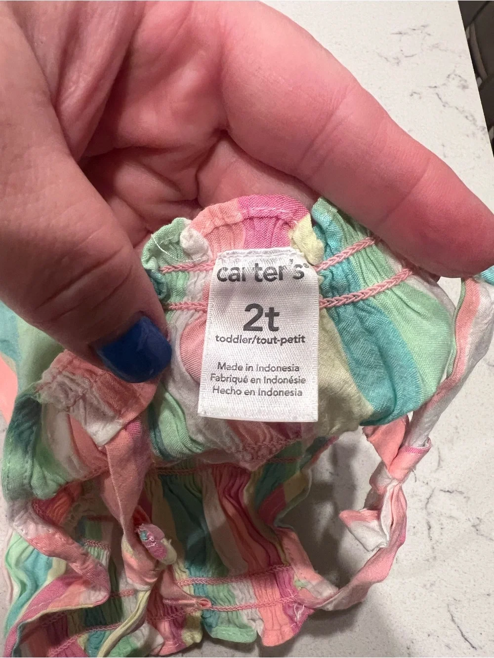 (2) Carter’s Girls 2T tank tops